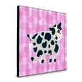 thumbnail image 1 of Cow on Pink Polkadots Artwork Wall Panel, 1 of 1