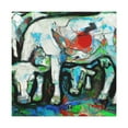 thumbnail image 1 of Cow's Abstract Tapestry - Canvas, 1 of 25