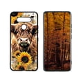 thumbnail image 1 of Cow-with-Sunflowers-1-3 Phone Case, Designed for LG Q51 Case Soft Silicon for women girls boys wife gift,Shockproof Phone Cover, 1 of 1