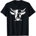 thumbnail image 1 of Cow with Sunglasses T-Shirt Funny Animal Tee, 1 of 2