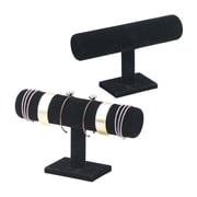 Coward 2 Pcs/Set Bracelet Holder Stand, Detachable Bracelet Display Holder Stand, Velvet Bracelet Watches Organizer Rack
