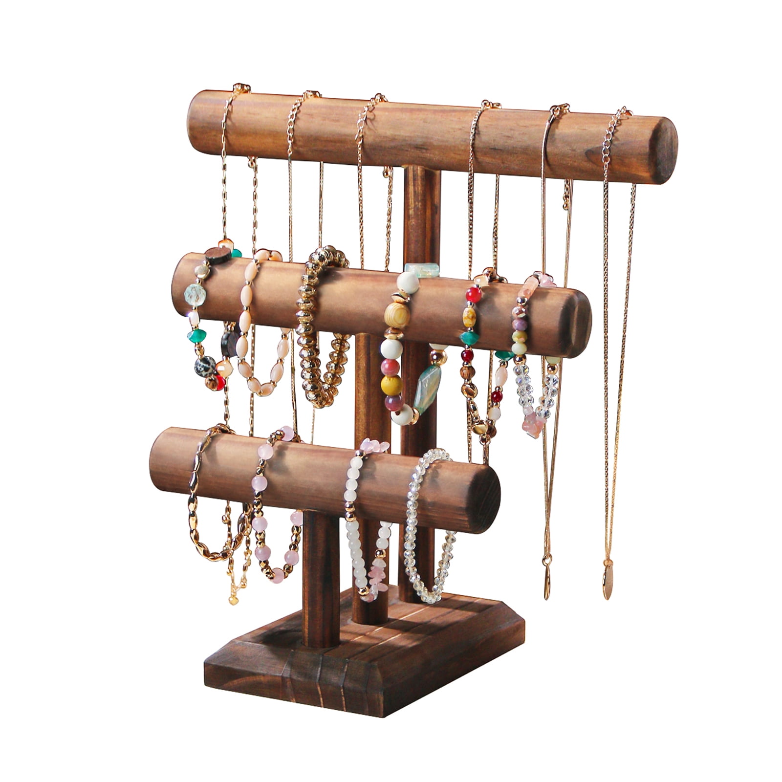 Bangle Rack Coward Bracelet Holder, Bracelet Display Stand for Vendors, T-Bar ...