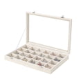 thumbnail image 1 of Coward Jewelry Organizer Box,24 Grids Ring Earring Display Case, 1 of 6