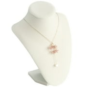 Coward Necklace display Stand, Necklace Holder, Jewelry Organizer Chain Pendant Display Bust Stand, Jewelry Tower for Home Bedroom