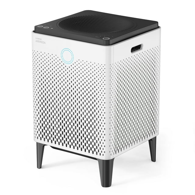 Coway Air Purifier Airmega 400 White True HEPA Air Purifier with 1560 sq ft Coverage, Auto, Eco, & Sleep Mode, Air Quality & Filter Replacement Indicator