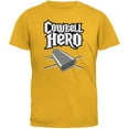 thumbnail image 1 of Cowbell Hero Gold Adult T-Shirt - Small, 1 of 1