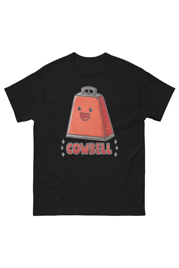 Cowbell Musical Instrument Illustration T-Shirt