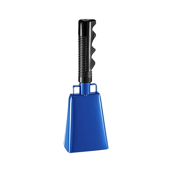 Cowbell Noise Maker, Graduation Celebration Cowbell, 120dB Loud Sound for Sporting Events and Parades, Adjustable Strap Secure Grip, Solid Brass Durable Construction