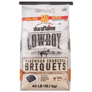 Cowboy Hardwood Charcoal Briquets, 40 LB