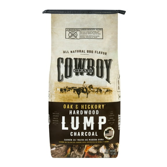 Cowboy 8 Pound Oak & Hickory Lump Charcoal