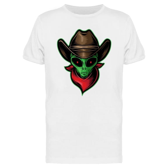 Cowboy Alien T-Shirt Men -Image by Shutterstock, Male Small