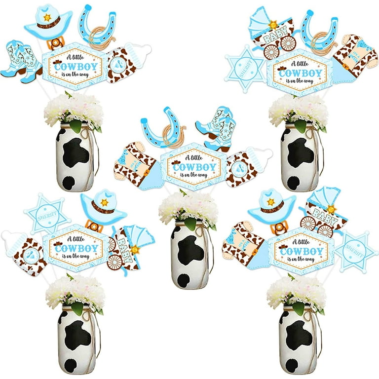 Cute Western Cowboy Pattern Baby Shower Wrapping Paper