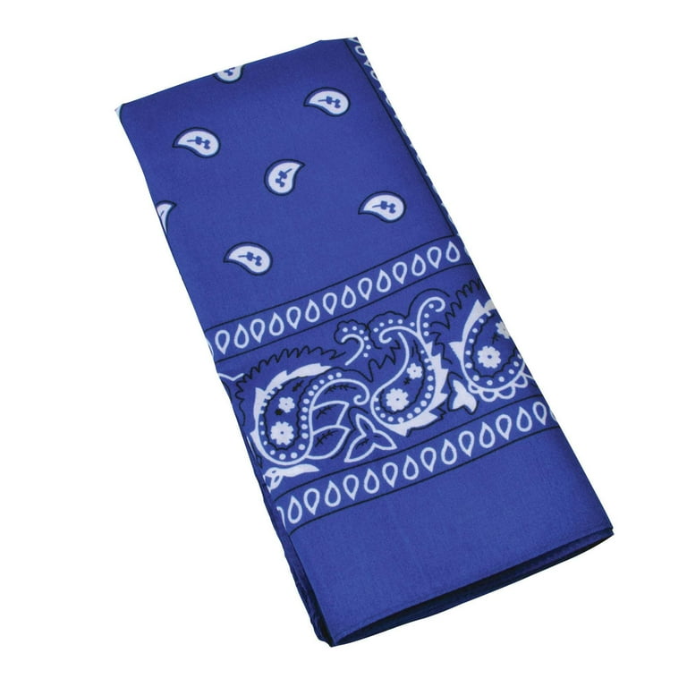 Cowboy Bandana Blue Costume Accessory Neckerchief