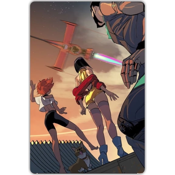 Cowboy Bebop 5D Diamond Painting Kits for Beginners,DIY Round Diamond Art Kits for Adults,Full Drill Diamond Dots Paintings Art Home Wall Decor 8X12 Inch