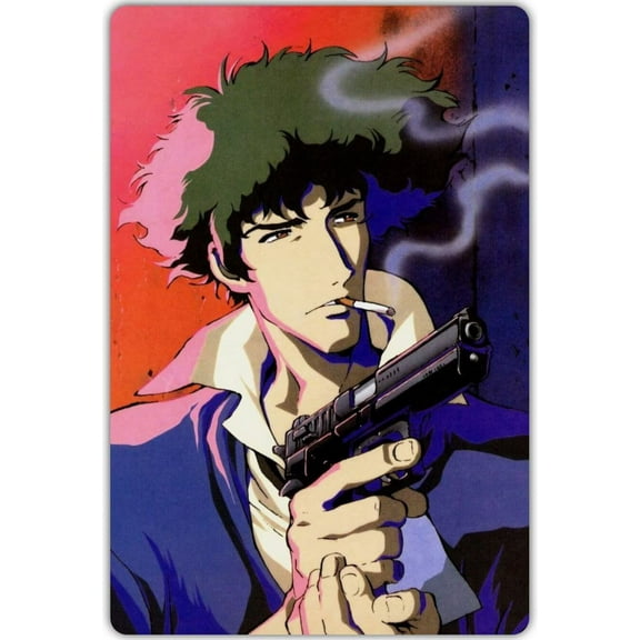 Cowboy Bebop Cartoon 5D Diamond Painting Kit for Adults - Full Drill Round Diamonds DIY Art, Animation Home Wall Decor 8x12 Inch