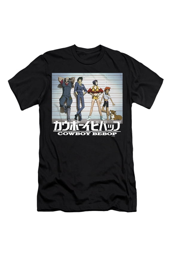 Crew Line-Up Unisex Adult Canvas Brand T Shirt, Black, 2X-Large