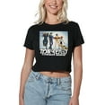 thumbnail image 1 of Cowboy Bebop Crew Line-Up Women's Crop Top T-Shirt, Black, Small, 1 of 4