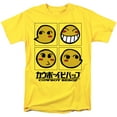 thumbnail image 1 of Cowboy Bebop Ed Computer Faces Grid Unisex Adult T Shirt, Yellow, Small, 1 of 1