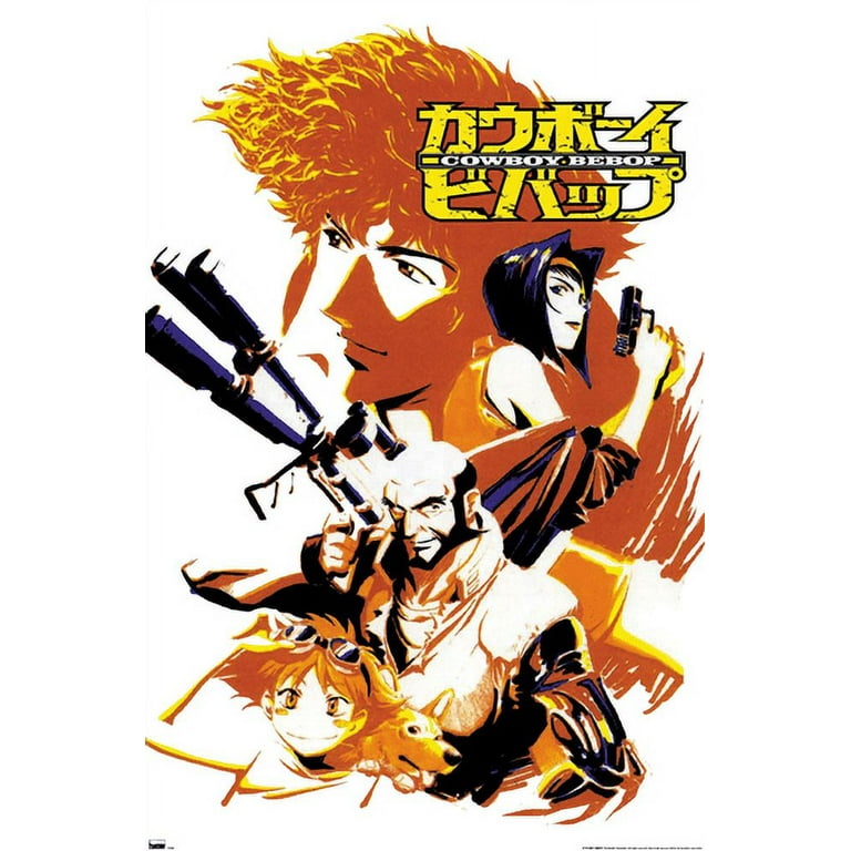 【美品】ポスター・カード付きCowboyBebop イラストレーション Cowboy Bebop - Edge Wall Poster, 14.725