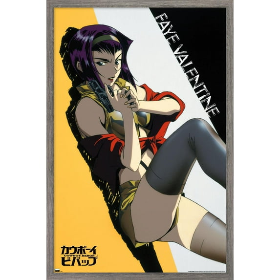 Cowboy Bebop - Faye Wall Poster, 14.725" x 22.375", Framed