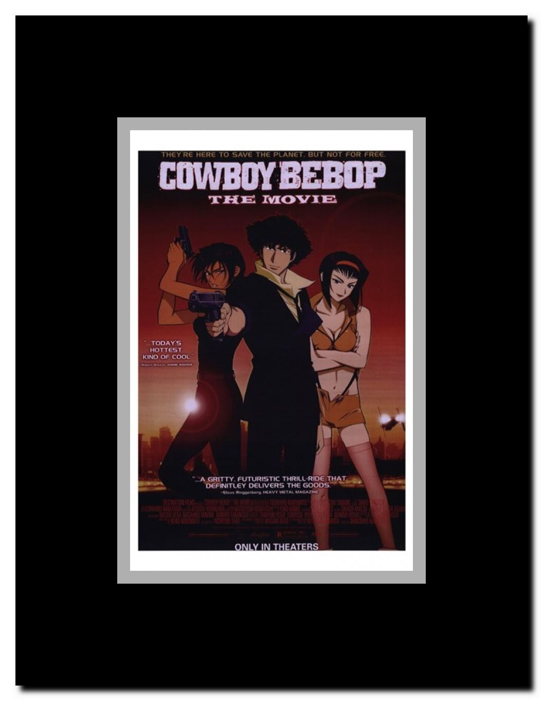 Cowboy Bebop Framed Movie Poster
