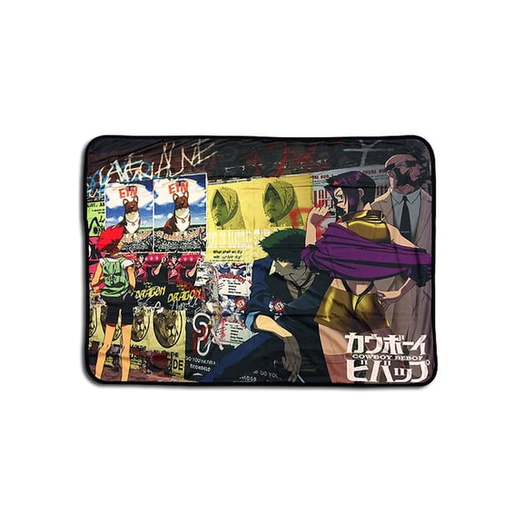 Great Eastern Entertainment Cowboy Bebop Group Sublimation Throw Blanket