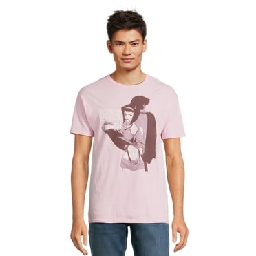 Cowboy Bebop Men's & Big Men's Spike and Faye Cotton Graphic Tee Shirt, Sizes S-XL