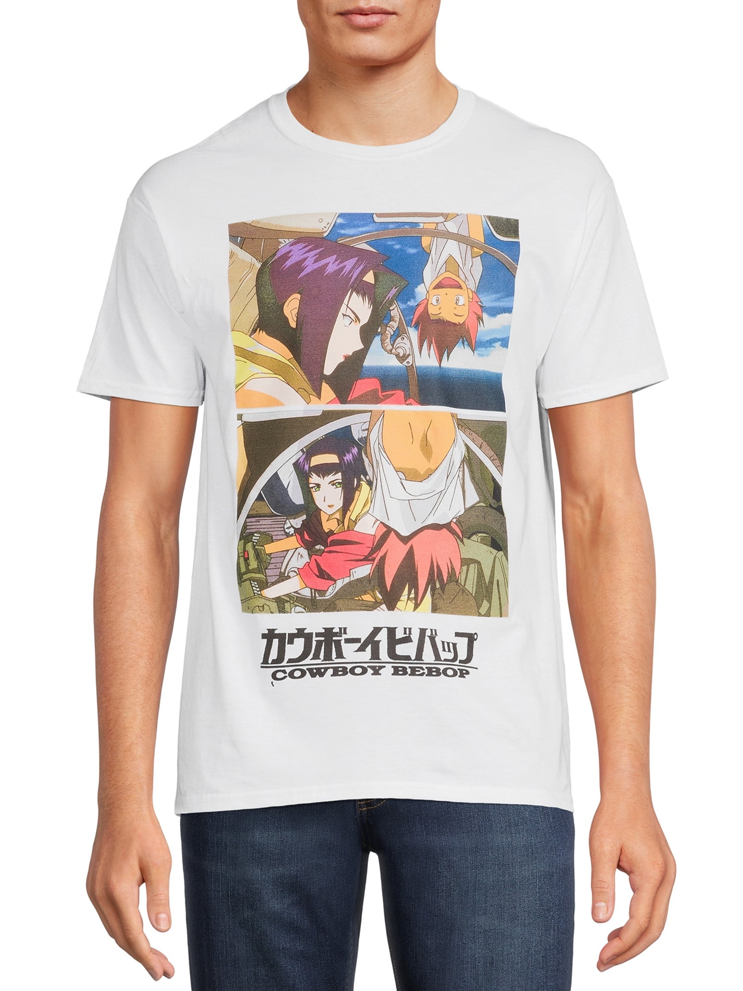 Cowboy Bebop Men's Graphic T-Shirt, Sizes S-3XL, 100% Cotton