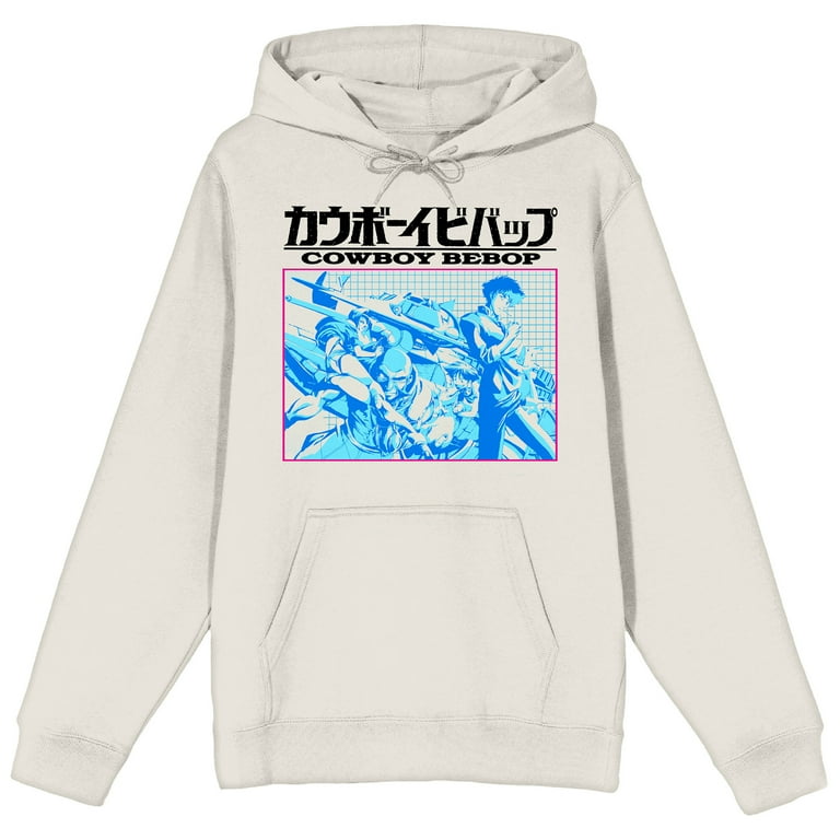 Cowboy Bebop Neon Group Shot Men's Tofu Sweatshirt-XXL Cowboy Bebop Neon Group Shot Men's Tofu Sweatshirt-XXL