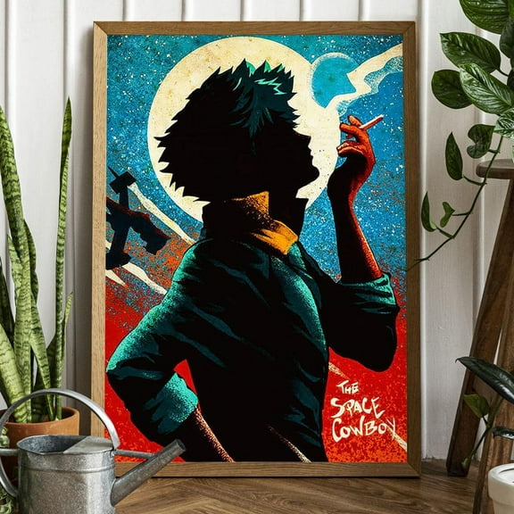 Cowboy Bebop Poster, Cowboy Bebop Print, Manga Gift, Anime Poster, Anime Manga Art Print, Vintage Retro Print, Anime Gift, Gamer Room Decor, UNFRAMED-8x12
