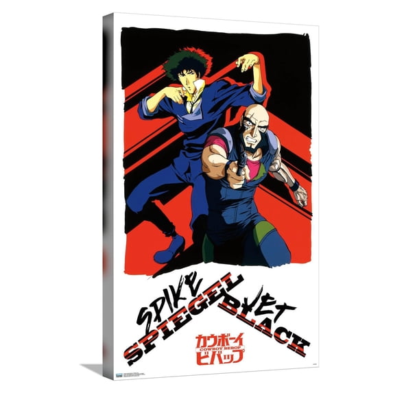 Cowboy Bebop - Spike & Jet Canvas Wall Poster, 14.725" x 22.375"