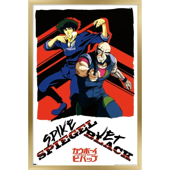Cowboy Bebop - Spike & Jet Wall Poster, 14.725" x 22.375", Framed