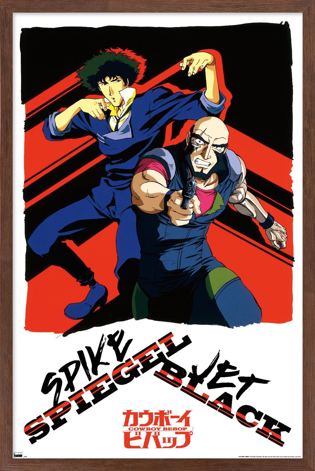 Cowboy Bebop - Spike & Jet Wall Poster, 14.725" x 22.375", Framed