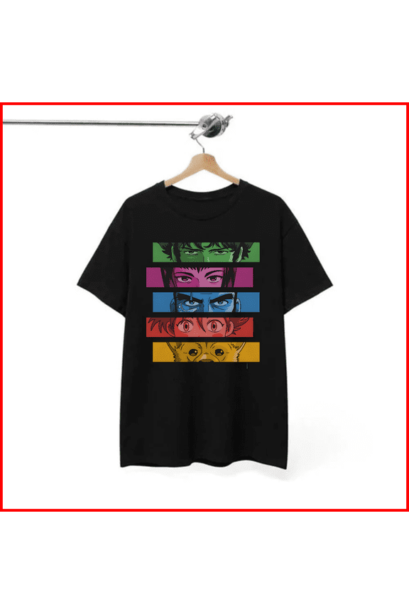 Cowboy Bebop Spike Spiegel Anime Sci-Fi Classic Character Space Cowboy T-Shirt V70805n, S - 5XL