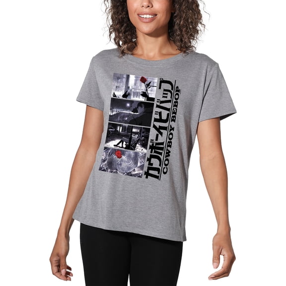 Cowboy Bebop Spike Spiegel Blues Outro Women's Loose T-Shirt, Athletic Heather, Medium