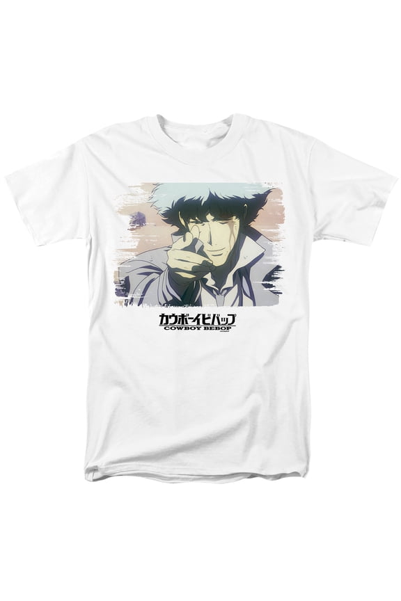 Spike Spiegel's End Unisex Adult T Shirt, White, Medium