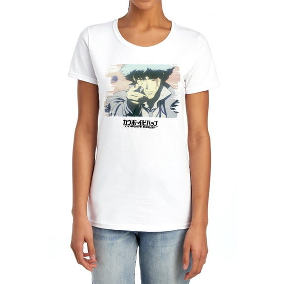 Cowboy Bebop Spike Spiegel's End Women's T Shirt, White, Small