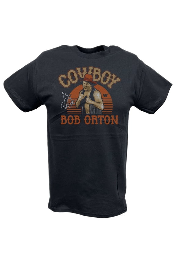 Cowboy Bob Orton Retro Logo T-shirt