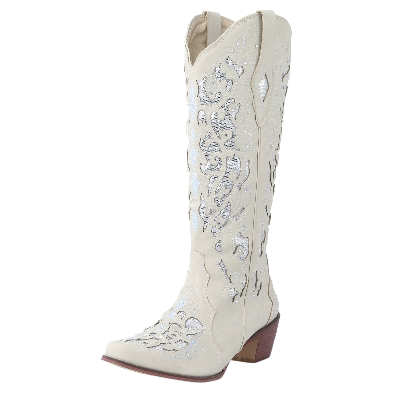 Wedding cowboy boots wide deals calf