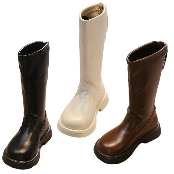 Cowboy Boots For Girls Boots Children'S Shoes Winter Children'S Mid Top Boots High Top Princess Girls' Boots Long Boots Princess Style Long Boots Casual And Easy-Matching