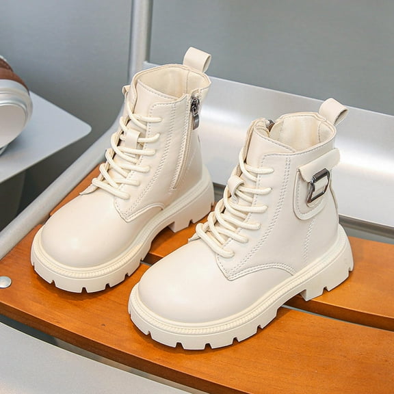 Cowboy Boots Kids Fall Girls' Boots Children'S British Style Short Boots Fashionable For Middle And Older Children Snow Boots Fashion Outdoors Hiking Riding Casual Shoes