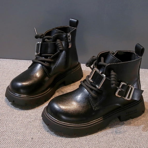 Cowboy Boots For Kids Fall Girls' Boots Children'S British Style Short Boots Fashionable For Middle And Older Children Snow Boots Fashion Outdoors Hiking Riding Casual Shoes