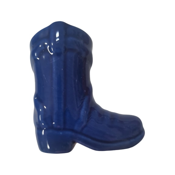 Cowboy Boots Match With Ceramic Boots Decor For Home And Office Desk, Beautiful Small Western Decor Mini For Bathroom Use, Cute Cowgirl Boot Ornament For Bedroom And Vanity Shelf
