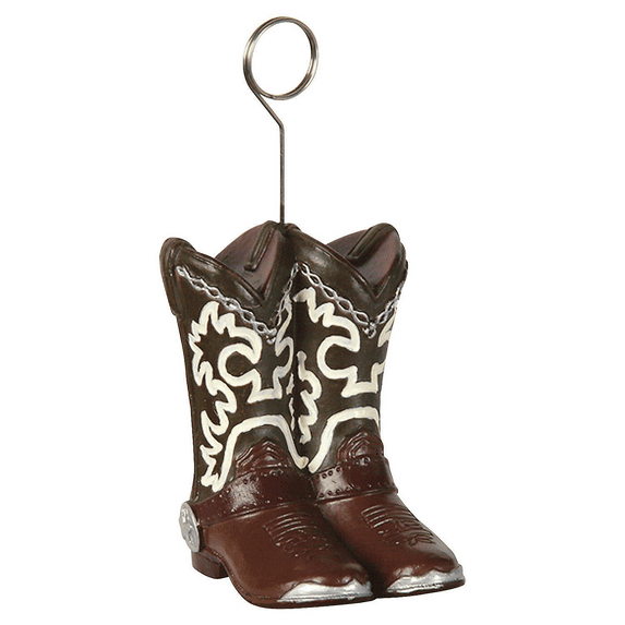Cowboy Boots Photo & Balloon Holder, Party Supplies, Party Supplies, 1 Pieces