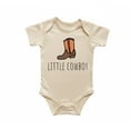 thumbnail image 1 of Cowboy Boots Ranch Newborn Gift Baby Bodysuit, 1 of 6