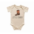 thumbnail image 1 of Cowboy Boots Ranch Newborn Gift Baby Bodysuit, 1 of 6
