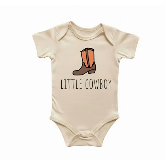 Cowboy Boots Ranch Newborn Gift Baby Bodysuit