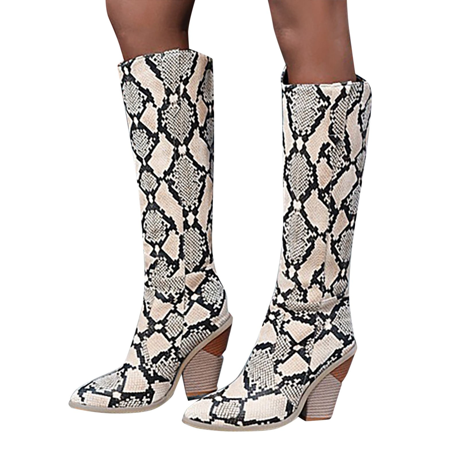 Cowboy Boots for Women Boots for Women Beautiful Print Western Knee ...