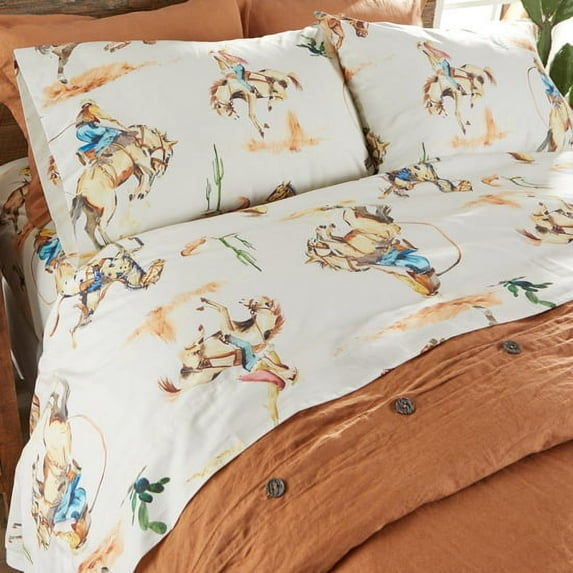 Cowboy Bronco Sheet Set