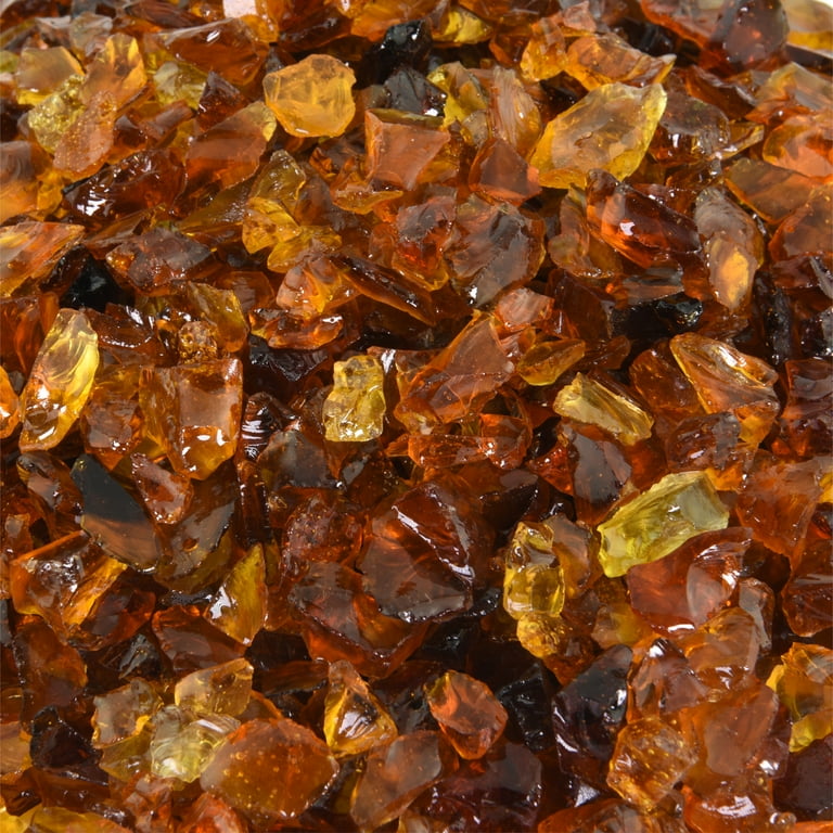 Cowboy Brown Fire Pit Glass Cubes | 1 Cowboy Brown Fire Pit Glass Cubes | 1